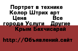 Портрет в технике “Колор-Штрих-арт“ › Цена ­ 250-350 - Все города Услуги » Другие   . Крым,Бахчисарай